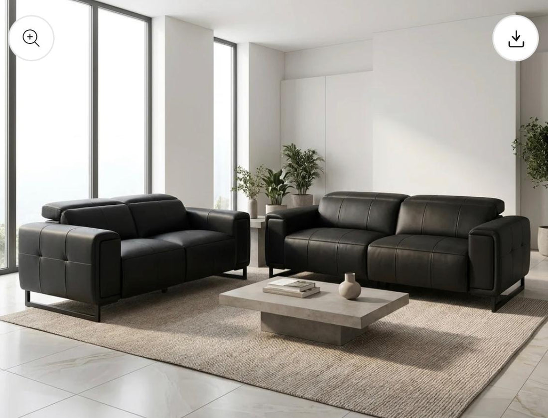 Richmond real leather recliner