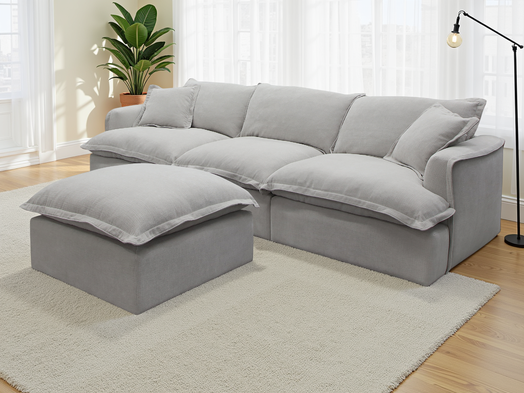 Santa Barbara with Footstool